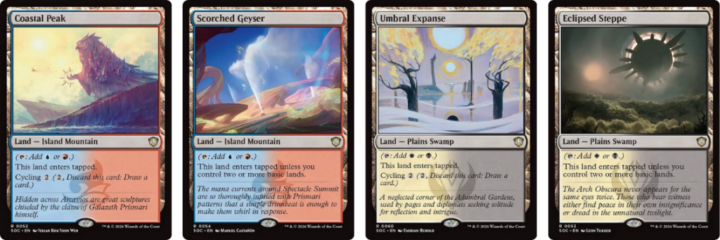 Coastal Peak | Scorched Geyser | Umbral Expanse | Eclipsed Steppe 