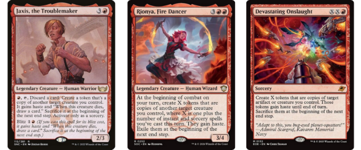 Jaxis, the Troublemaker | Rionya, Fire Dancer | Devastating Onslaught