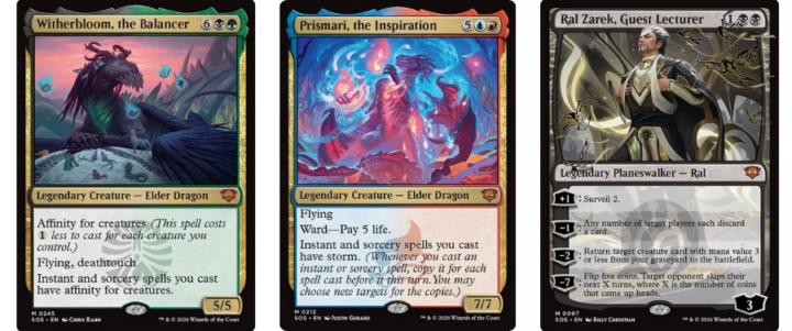 Witherbloom, the Balancer | Prismari, the Inspriration | Ral Zarek, Guest Lecturer