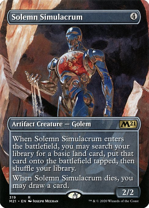 mtg cards like solemn simulacrum Cards in EDH that have the same (or similar) abilities to Solemn Simulacrum? : r/EDH