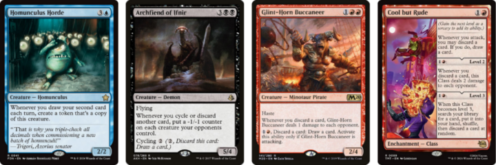 Homunculus Horde | Archfiend of Ifnir | Glint-Horn Buccaneer | Cool but Rude 