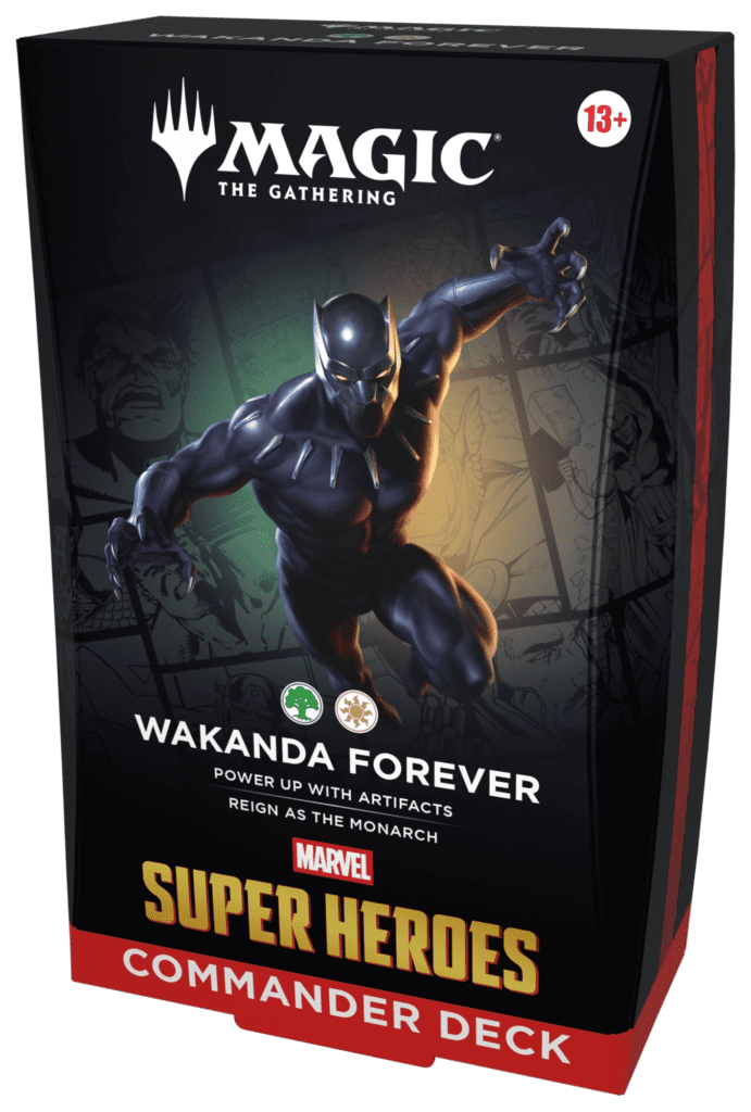 Marvel Super Heroes Wakanda Forever Commander Deck