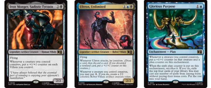 Iron Monger, Sadistic Tycoon | Ultron, Unlimited | Glorious Purpose