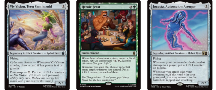Viv Vision, Teen Synthezoid | Heroic Feast | Jocasta, Automaton Avenger