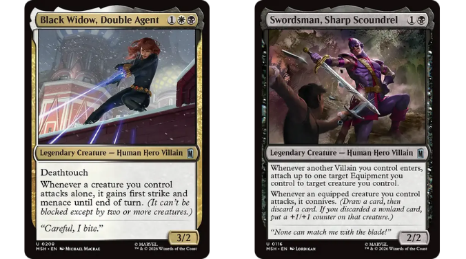 Black Widow, Double Agent | Swordsman, Sharp Scoundrel