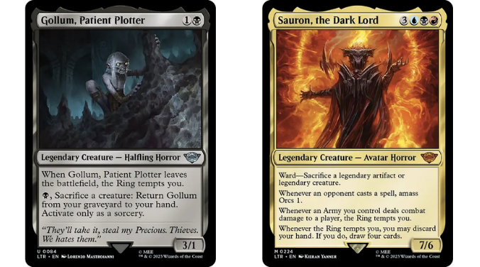 Gollum, Patient Plotter | Sauron, the Dark Lord