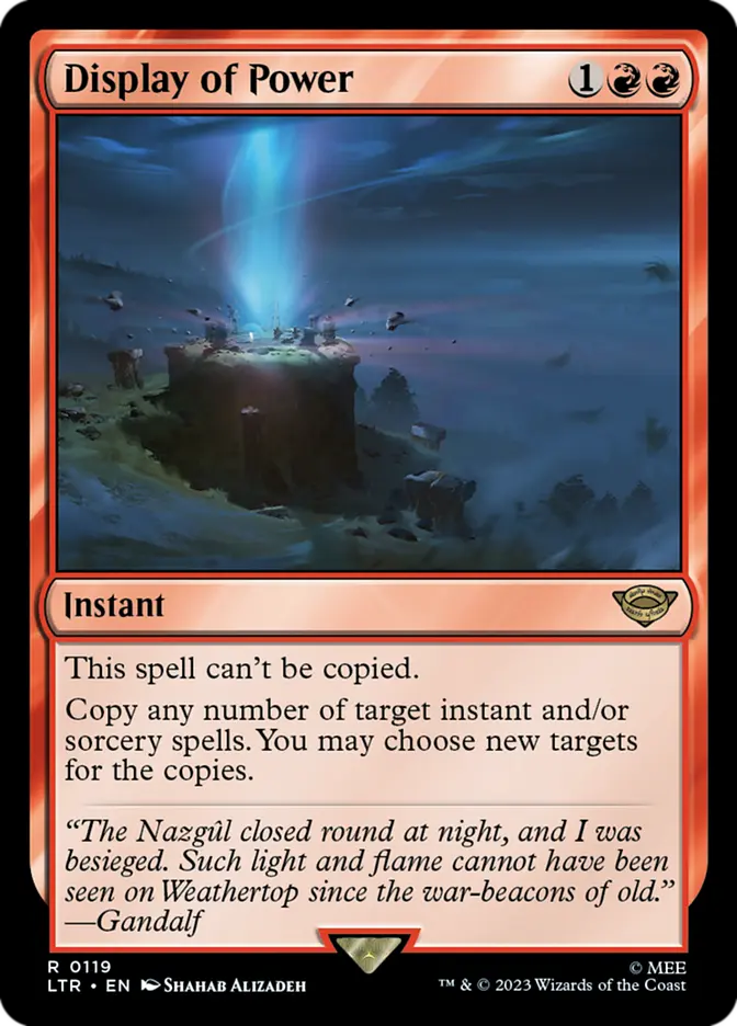 Display of Power
Played in .57% of Red Decks on EDHRec