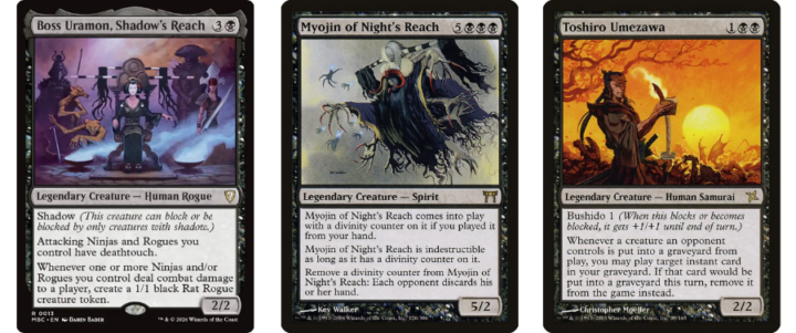 Boss Uramon, Shadow's Reach | Myojin of Night's Reach | Toshiro Umezawa