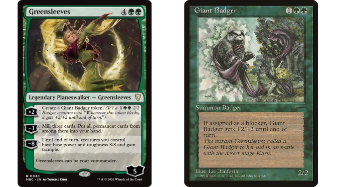 Greensleeves | Giant Badger