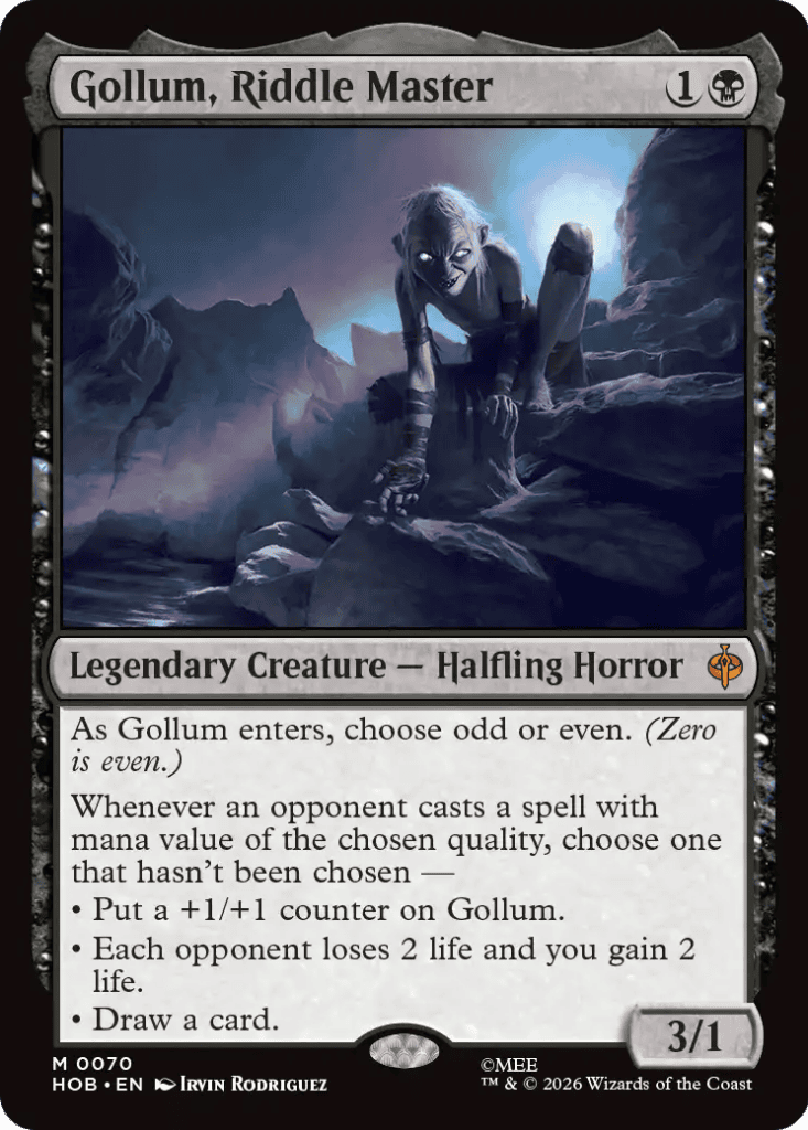 Gollum, Riddle Master