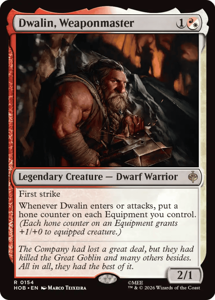 Dwalin, Weaponmaster