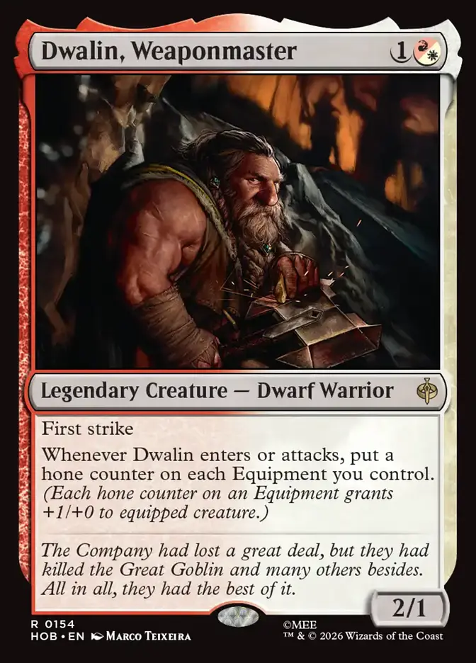 Dwalin, Weaponmaster