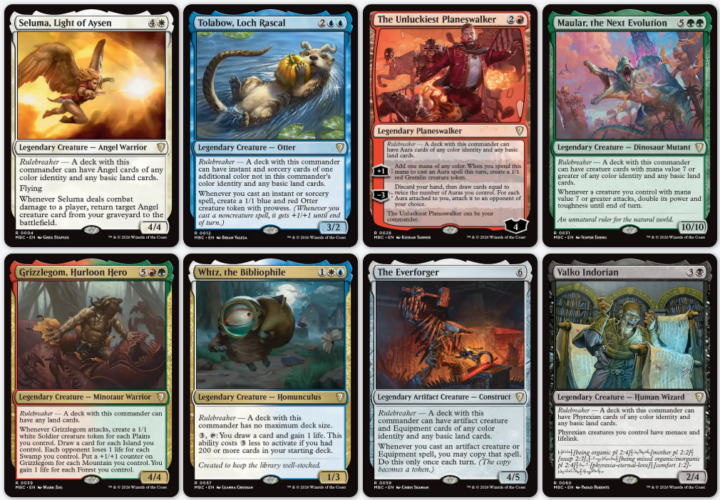 Mystery Booster Commander "Rulebreaker" Cards