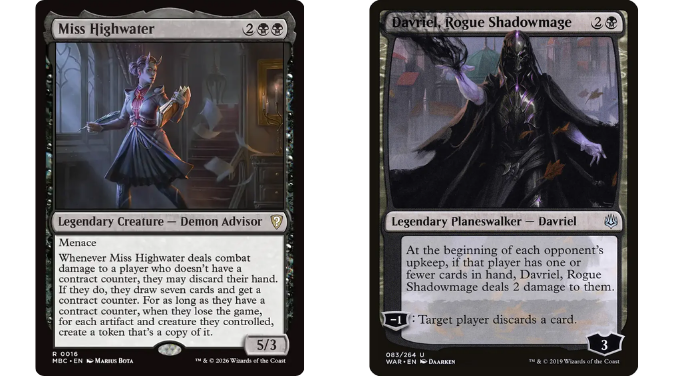 Miss Highwater | Davriel, Rogue Shadowmage
