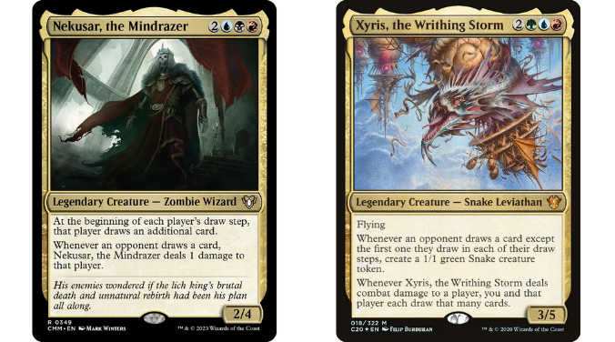 Nekusar, the Mindrazxer | Xyris, the Writhing Storm