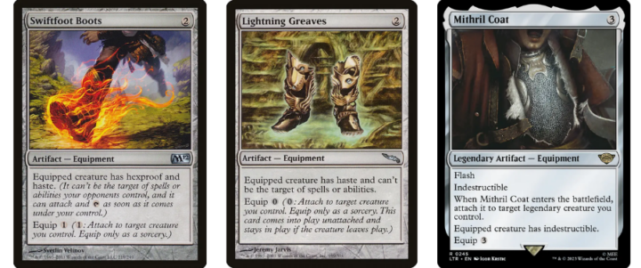 Swiftfoot Boots, Lighting Greaves, or Mithril Coat