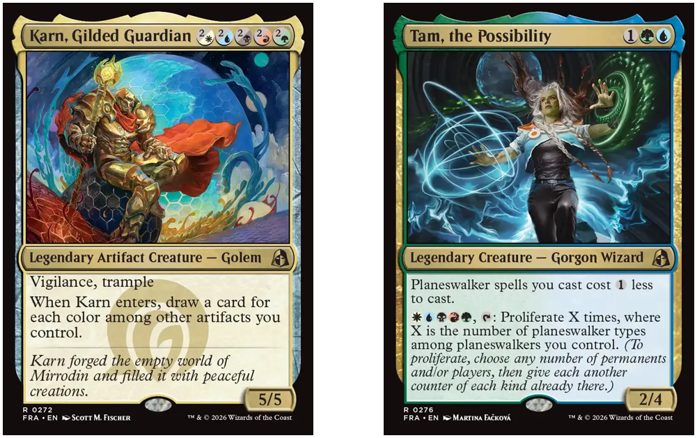 Karn, Gilded Guardian | Tam, the Possibility