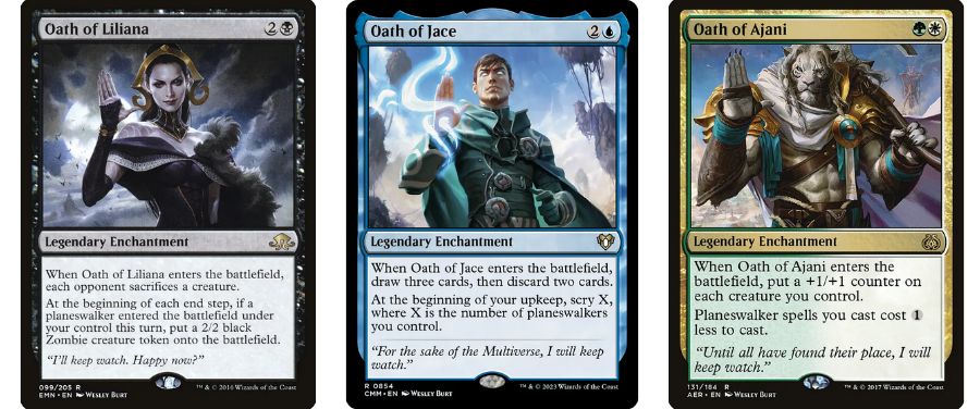 Oath of Liliana | Oath of Jace | Oath of Ajani