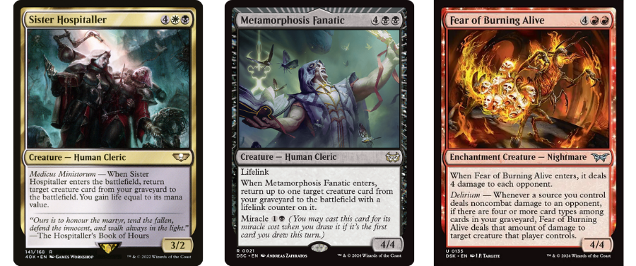 Sister Hospitaller | Metamorphosis Fanatic | Fear of Burning Alive